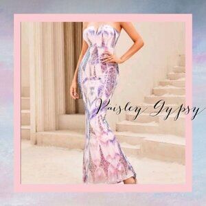 PREMIUM BRAND AND QUALITY RANDOM PRINT MERMAIDCORE TRENDING BLACK TIE MA…